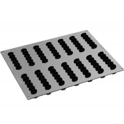 PAVOFLEX Moule Silicone Domino 12,6 x 3,3 cm x H 3,2 cm (x14)* Moule Silicone|Moules À Gâteaux