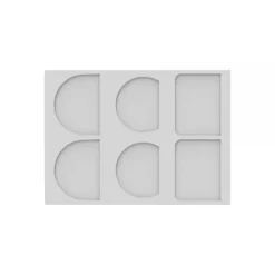 SILIKOMART Moule Silicone Embout Bûche 3 Formats (x2)* Moules À Chocolat|Moule Silicone