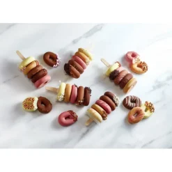 PAVONI Moule Silicone Glace Mini Donuts 4,6 x 3,5 cm x H 1,2 cm (x20)* Moule Silicone|Moules À Gâteaux