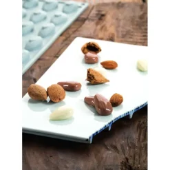 PAVONI Moule Silicone Gourmand Amande 3,4 x 2,1 x H 1,1 cm (x30)* Moule Silicone