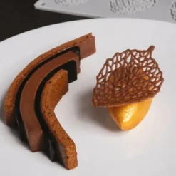 PAVONI Moule Silicone Gourmand Feuille 7,3 x 5,5 x H 0,2 cm (x8)* Moule Silicone