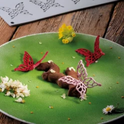 PAVONI Moule Silicone Gourmand Grand Papillon 6 x 5,8 x H 0,2 cm (x8)* Moules À Chocolat|Décoration Comestible