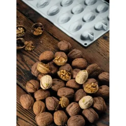 PAVONI Moule Silicone Gourmand Noix 3,8 x 2,8 x H 1,6 cm (x18)* Moule Silicone