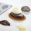 PAVONI Moule Silicone Gourmand Plume 8,4 x 3,8 x H 0,2 cm (x10)* Moules À Chocolat|Moule Silicone