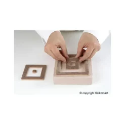 SILIKOMART Moule Silicone Insert 12 Carrés 26 cm Professional* Moule Silicone