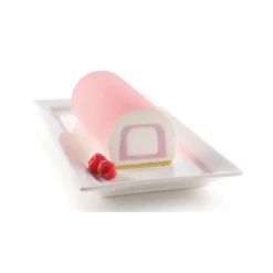 SILIKOMART 3D DESIGN Moule Silicone Insert Bûche et Cake 22 x 5 x H 4 cm (x2)* Moule Silicone