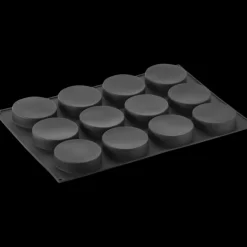 PAVOFLEX Moule Silicone Insert Rond Disco Ø 12 cm x H 3 cm (x12)* Moule Silicone|Moules À Gâteaux