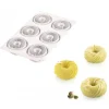 SILIKOMART Moule Silicone Intreccio Ø 7,5 cm x H 3,5 cm (x6) Professional* Moule Silicone|Moules À Gâteaux