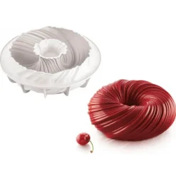 SILIKOMART Moule Silicone Intreccio Ø 18 cm x H 6 cm Professional* Moule Silicone|Moules À Gâteaux