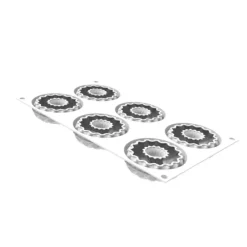 SILIKOMART Moule Silicone Kaleido Ø 7,5 x H 2,5 cm (x6)* Moule Silicone