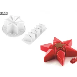 SILIKOMART Moule Silicone Kit Étoile 720 ml Professional* Moule Silicone|Moules À Gâteaux