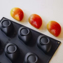 PAVONI Moule Silicone Mangue 9 x H 3,5 cm (x12) Cédric Grolet* Moule Silicone