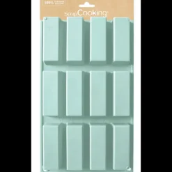 SCRAPCOOKING Moule Silicone Mini Cakes 29,7 x 17,4 cm (x12)* Moule Silicone|Moules À Gâteaux