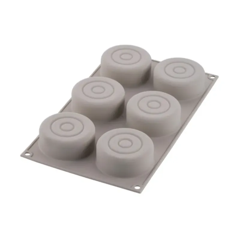 SILIKOMART Moule Silicone Mini Color Ø 7,3 x H 3 cm (x6)* Moule Silicone|Moules À Gâteaux