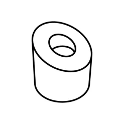 PAVOFLEX Moule Silicone Mini-Cylindre Ø 3,5 cm x H 3,5 cm (x54)* Moule Silicone