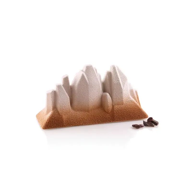 SILIKOMART Moule Silicone Montagne Tre Cime 650 ml Professional* Moule Silicone|Moules À Gâteaux