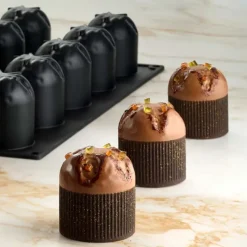 PAVOFLEX Moule Silicone Panettone Ø 5,5 x H 6,5 cm (x15)* Moule Silicone|Moules À Gâteaux