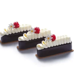 PAVOFLEX Moule Silicone Pastel 12,5 x 2,8 cm x H 2,8 cm (x14)* Moule Silicone|Moules À Gâteaux