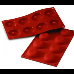 SILIKOMART Moule Silicone Pomponnettes 6 cm x H 2 cm (x8)* Moule Silicone