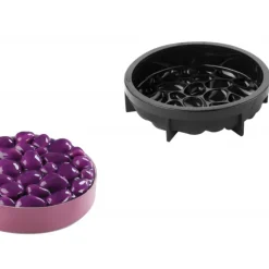 PAVONI Moule Silicone Rond Rocky Ø 18 x H 5 cm* Moules À Gâteaux|Moule Silicone