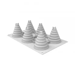 SILIKOMART Moule Silicone Sapin Magique Ø 6,7 x H 7,4 cm (x6)* Moule Silicone|Moules À Gâteaux