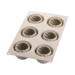 SILIKOMART Moule Silicone Segreti del bosco Ø 6,5 x H 5,5 cm (x6)* Moule Silicone|Moules À Gâteaux