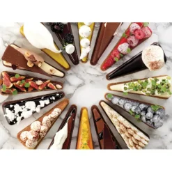 PAVOFLEX Moule Silicone Slake 11,4 x 3,9 cm x H 2 cm (x8)* Moule Silicone|Moules À Gâteaux