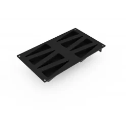 PAVOFLEX Moule Silicone Slake 11,4 x 3,9 cm x H 2 cm (x8)* Moule Silicone|Moules À Gâteaux