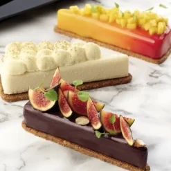 PAVOFLEX Moule Silicone Slake 11,4 x 3,9 cm x H 2 cm (x8)* Moule Silicone|Moules À Gâteaux