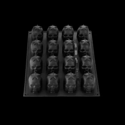 PAVOFLEX Moule Silicone Tête de Mort 5 x 7 cm x H 6 cm (x16)* Moule Silicone