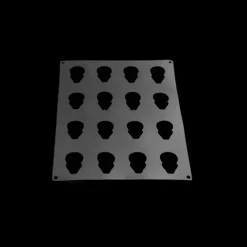PAVOFLEX Moule Silicone Tête de Mort 5 x 7 cm x H 6 cm (x16)* Moule Silicone