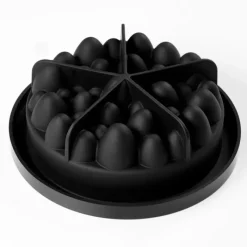 PAVONI Moule Silicone Œuf de Pâques ø 16 x H 6,5 cm* Moule Silicone