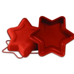 SILIKOMART Moule souple professionnel forme Etoile 6 branches en silicone Ø 26 cm H 4 cm* Moule Silicone|Moules À Gâteaux