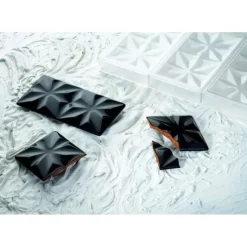 PAVONI Moule Tablette Chocolat Edelweiss 15,5 x 7,7 cm x H 1 cm (x3)* Moules À Chocolat