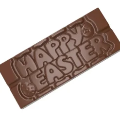 CHOCOLATE WORLD Moule Tablette Chocolat Happy Easter 11,8 x 5 cm (x4)* Moules À Chocolat