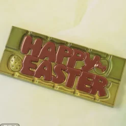 CHOCOLATE WORLD Moule Tablette Chocolat Happy Easter 11,8 x 5 cm (x4)* Moules À Chocolat