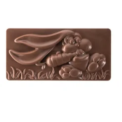 PAVONI Moule Tablette Chocolat Lapin de Pâques 15,4 x 7,2 cm (x3)* Moules À Chocolat