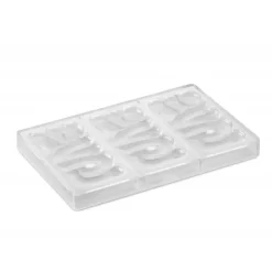 PAVONI Moule Tablette Chocolat Lovely 15 x 7,6 cm x H 1 cm (x3)* Moules À Chocolat