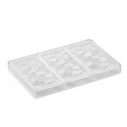PAVONI Moule Tablette Chocolat Pavé 15,5 x 7,8 cm x H 1 cm (x3)* Moules À Chocolat