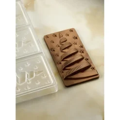 PAVONI Moule Tablette Chocolat Sapin de Noël Nuit Etoilé 15,4 x 7,7 cm* Moules À Chocolat