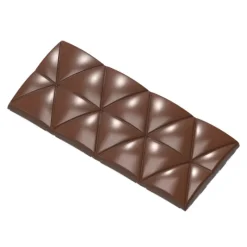 CHOCOLATE WORLD Moule Tablette Chocolat Triangles Convexes 12,4 x 5,5 cm (x4)* Moules À Chocolat