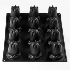 PAVONI Moule Œuf de Pâques Mono Ø 7 × H 7,2 cm (x12)* Moule Silicone