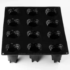 PAVONI Moule Œuf de Pâques Mono Ø 7 × H 7,2 cm (x12)* Moule Silicone