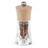 PEUGEOT Moulin à Piment Oléron 14 cm Transparent-Bois Naturel* Moulin