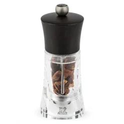 PEUGEOT Moulin à Piment Oléron 14 cm Transparent-Chocolat* Moulin