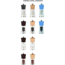 PEUGEOT Moulin à Poivre Oléron 14 cm Transparent-Chocolat* Moulin