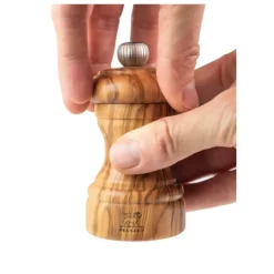PEUGEOT Moulin à Sel Bistro 10 cm Bois Olivier* Moulin