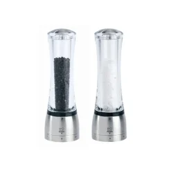 PEUGEOT Moulin à Sel Daman U'Select 21 cm Transparent-Inox* Moulin
