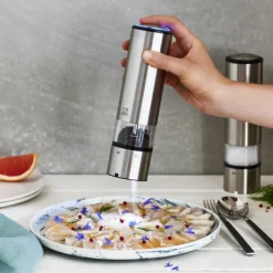 PEUGEOT Moulin à Sel Electrique Elis Sense U'Select 20 cm Inox* Moulin