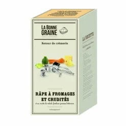 La Bonne Graine Moulin Râpe à fromage inox 3 tambours* Râpes À Fromage